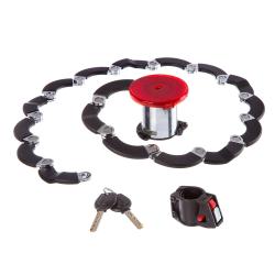 Велозамок STG TY3873 на ключе 60,5 мм х 79 см - фото