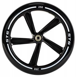 Колесо для самоката, 250х40 мм, PU, ABEC-7, черный - фото