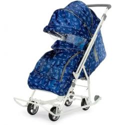 Коляска комбинированная НИКА Наши детки 3-1К, с динозавриками, НДТ3-1К/Д - фото