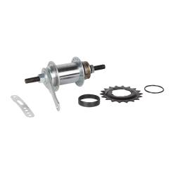 Задняя втулка ножным тормозом Dachang под 36 спиц, хром - фото