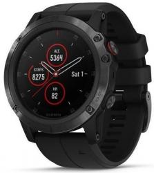 Часы GARMIN Fenix 5x Plus Sapphire (Black/Black Band) - фото