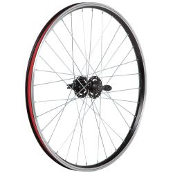 Колесо заднее 24" под V-brake 32 отв., под трещетку - фото