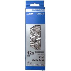 Цепь Shimano SLX M7100, 12ск, 126 зв., с замком, ICNM7100126Q - фото