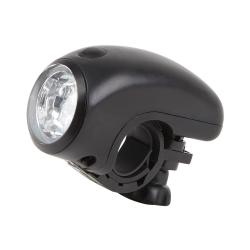 Фонарь велосипедный передний STG ,5 светодиода, 3 функции - фото