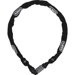 Замок ABUS 1200/60см, цепь 4 мм, кодовый 3х разрядный, класс защиты 2/15, 200 гр, черный, 05-0056341 - фото