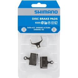 Тормозные колодки Shimano K03S, пласт, пара, с пружин., Y8Y898010 - фото