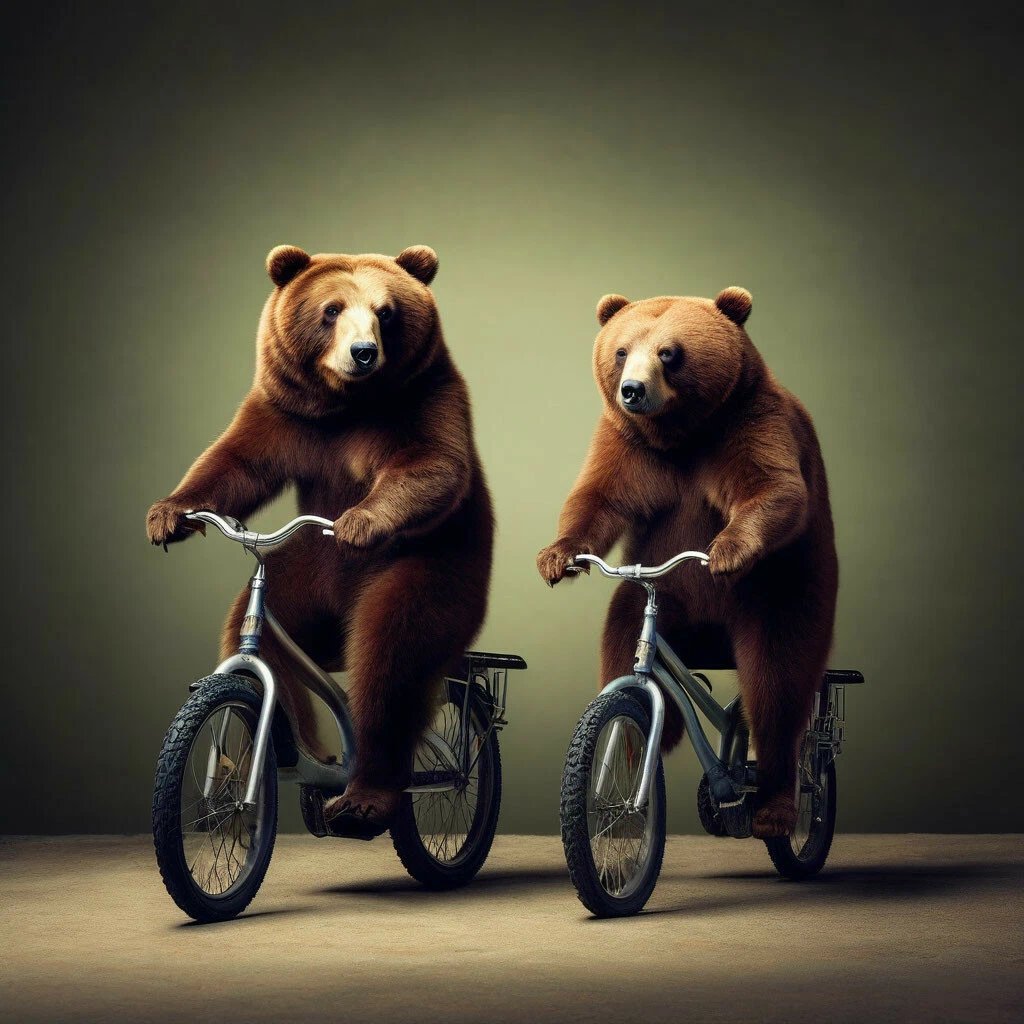 Ехали медведи на велосипеде