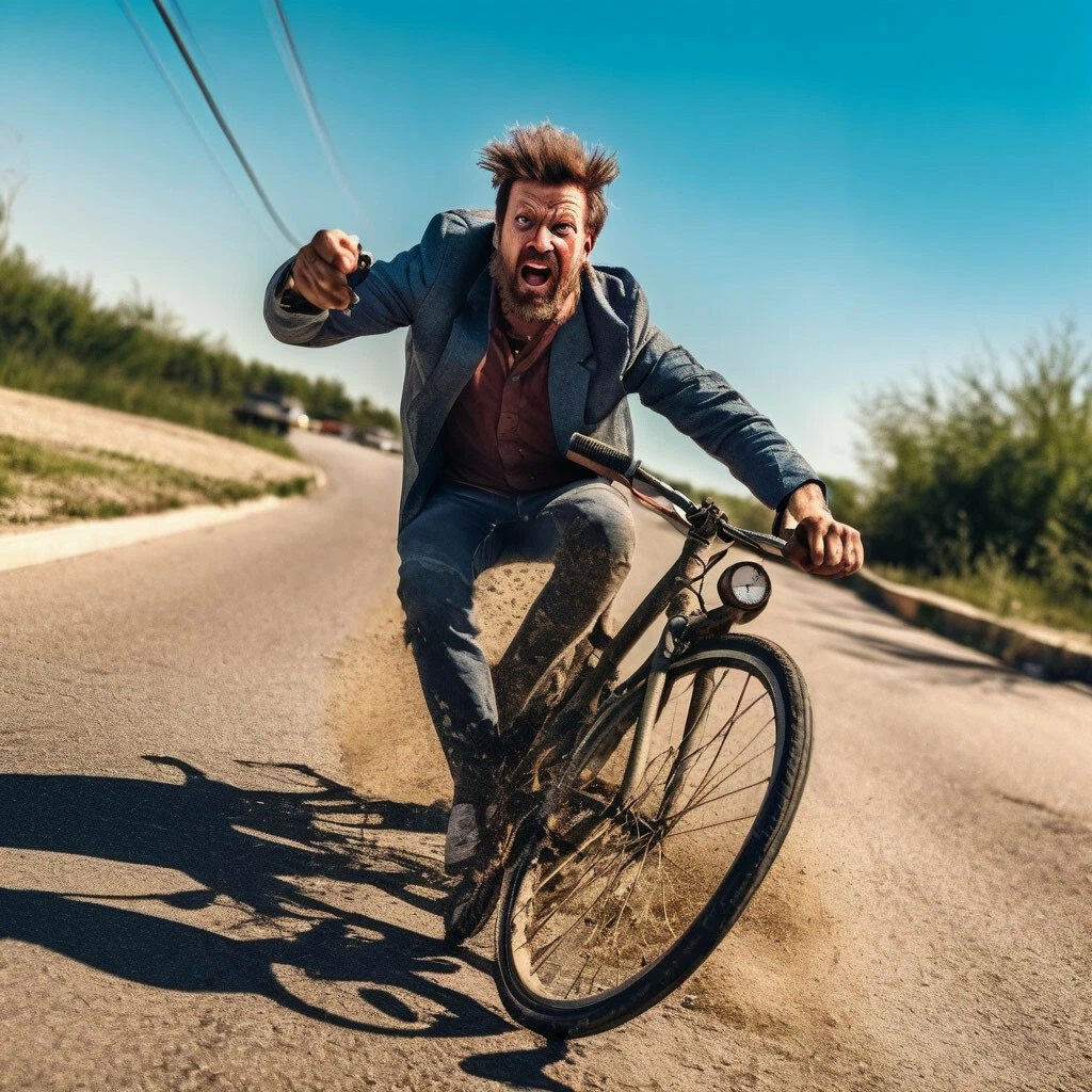 Чудак на велосипеде
