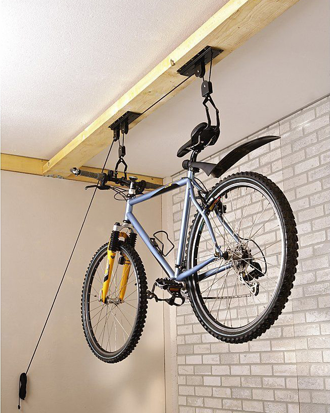 Типы креплений велосипеда к стене