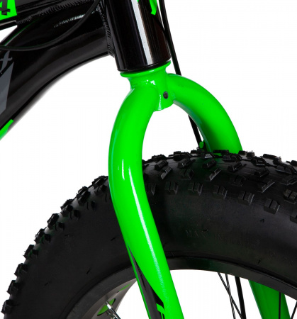 Велосипед FOXX BUFFALO 24" (2021) (Велосипед FATBIKE FOXX 24" BUFFALO черный, алюминий, размер 13")