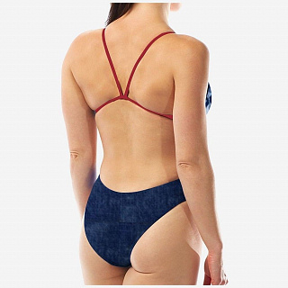 Купальник слитный TYR France Cutoutfit - фото