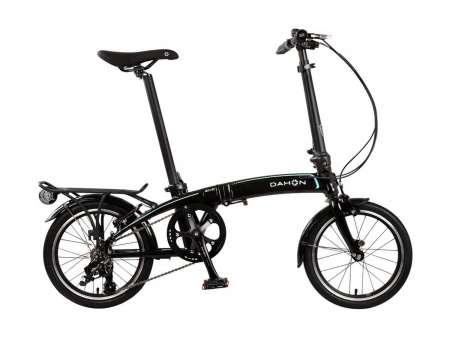Велосипед Dahon QIX D3 16" (2022) (Велосипед Dahon QIX D3 YS 728 (черный), складной, колеса 16", 3 ск., VD22006)
