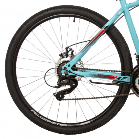 Велосипед Foxx Aztec D 27.5" (2023) (Велосипед FOXX 27.5" AZTEC D синий, сталь, размер 16")