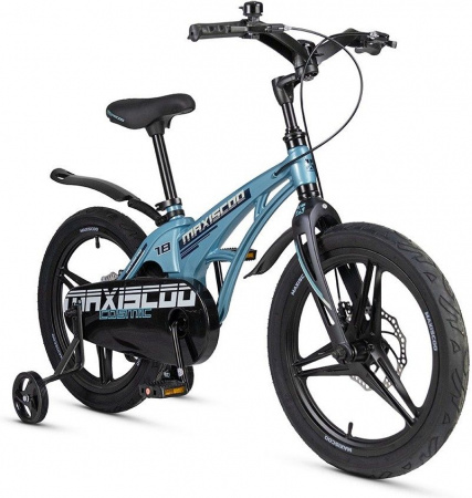 Велосипед Maxiscoo Cosmic Deluxe 18 (2025) (Велосипед Maxiscoo COSMIC 2025 DELUXE 18" Стальной Синий, MSC-C1844D)