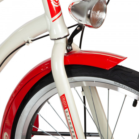 Велосипед STINGER CRUISER Lady 7spd 26" (2021) (Велосипед STINGER 26" CRUISER 7SL бежевый, алюминий, размер 16")