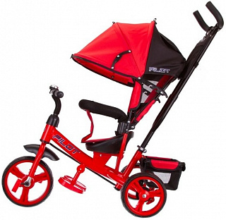 Велосипед трехколесный Pilot PT3, с ручкой управления - фото