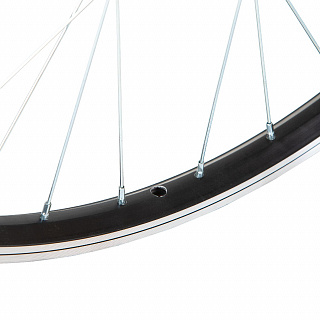 Колесо 24" переднее 32 спицы двойной обод втулка SF A22F - фото