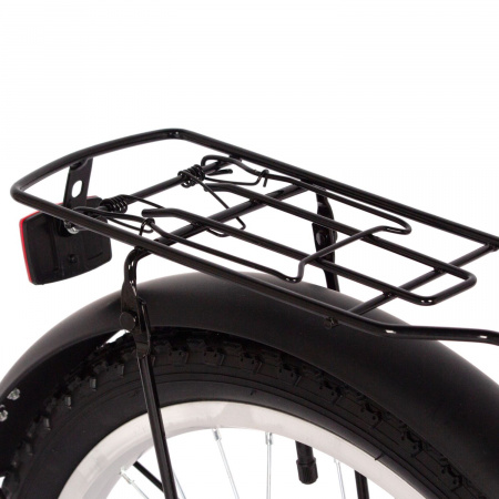 Велосипед Foxx Simple 20 (2025) (Велосипед FOXX 20" SIMPLE красный, сталь, тормоз нож, крылья, багажник, защ.цепи)