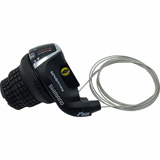 Шифтер Shimano Tourney RS35 Revoshift, правый, 6 скоростей, ASLRS35R6AP, 2-8129 - фото