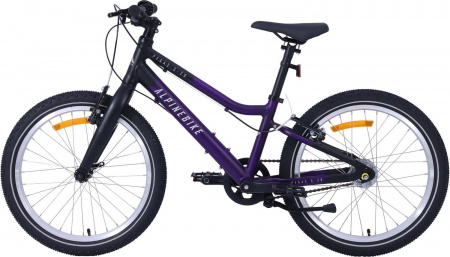 Велосипед Alpinebike Pegas 3-20 (2025) (Велосипед детский Alpinebike Pegas 3-20 алюм, 20" фиолетовый космос, ALPN_G2_PEGAS_320_PU)