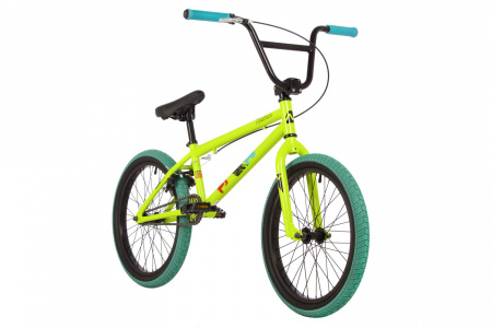 Велосипед Novatrack BMX Wolf 20" (2023) (Велосипед NOVATRACK 20" BMX WOLF сталь 21'', зеленый, U-BRAKE)