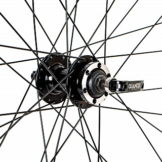 Колесо 26" переднее 32 спицы под диск 6 болтов - фото