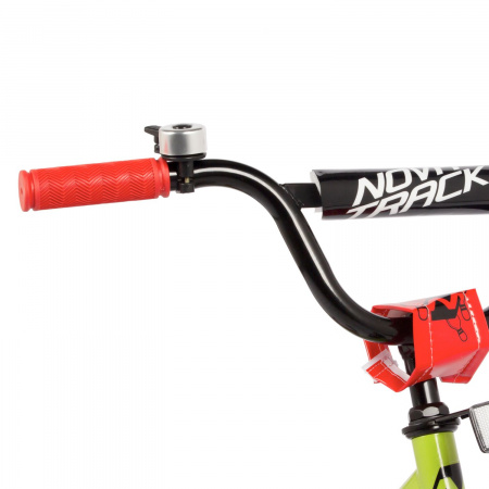 Велосипед Novatrack Strike 20" (2022) (Велосипед NOVATRACK 20" STRIKE зеленый, тормоз нож, крылья корот, защита А-тип)