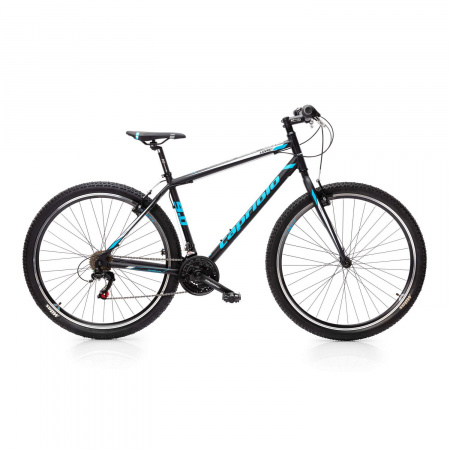 Велосипед CAPRIOLO LEVEL 9.0 29'' (2023) (Велосипед CAPRIOLO MTB LEVEL 9.0, рама алюминий 19'', колёса 29'' (чёрный-синий), 919546-19)