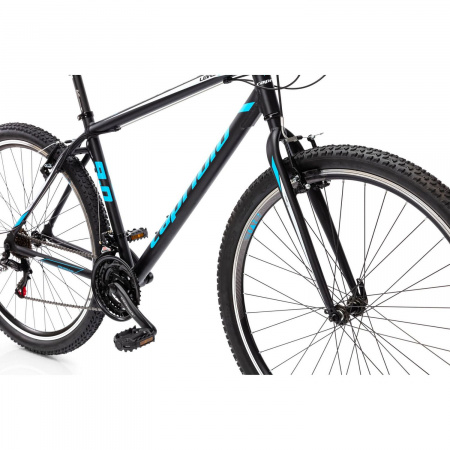 Велосипед CAPRIOLO LEVEL 9.0 29'' (2023) (Велосипед CAPRIOLO MTB LEVEL 9.0, рама алюминий 19'', колёса 29'' (чёрный-синий), 919546-19)