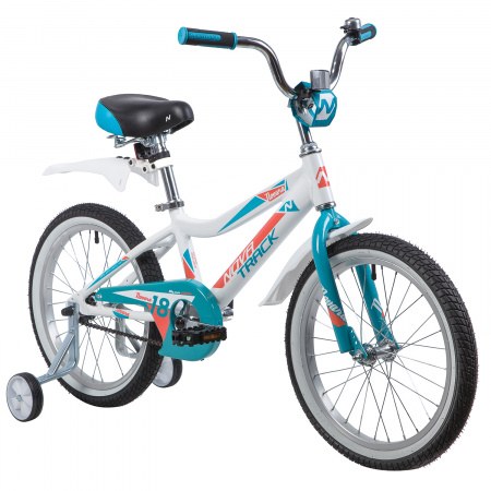 Велосипед NOVATRACK NOVARA 18" (2019) (Велосипед NOVATRACK 18", NOVARA, алюм., белый, тормоз нож, короткие крылья, нет багажника)