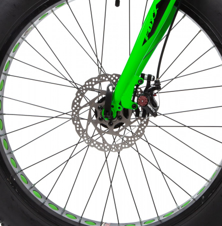 Велосипед FOXX BUFFALO 24" (2021) (Велосипед FATBIKE FOXX 24" BUFFALO черный, алюминий, размер 13")