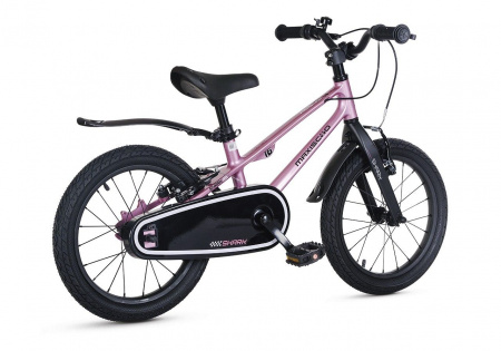 Велосипед Maxiscoo Shark Sport 16 (2025) (Велосипед Maxiscoo SHARK 2025 SPORT 16" Розовый Жемчуг, MSC-SH1643)