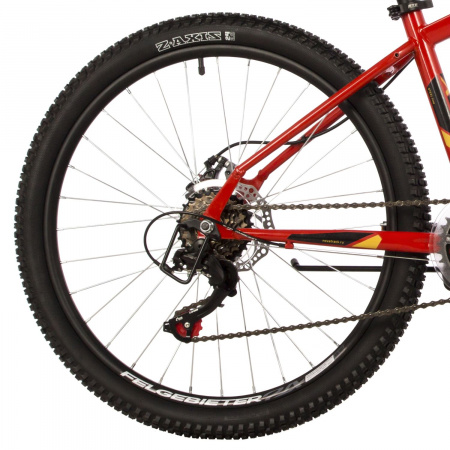 Велосипед Novatrack Battler 6.D 24 (2025) (Велосипед NOVATRACK 24" BATTLER сталь 12'', красный, 6 скор.TZ500/TS-38/SG-6S, D-brake)