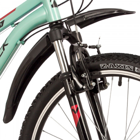 Велосипед Novatrack Action 24" (2023) (Велосипед NOVATRACK 24" ACTION сталь 12'', бирюзовый, 18 скор. TZ500/TS-38/TZ500/SG-6S, V-brake)