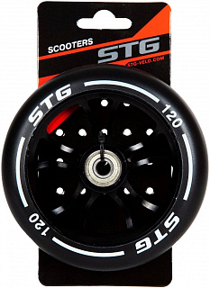 Колесо STG Х105170, PU 120mm для трюковых самокатов с алюминиевым ободом 1шт - фото