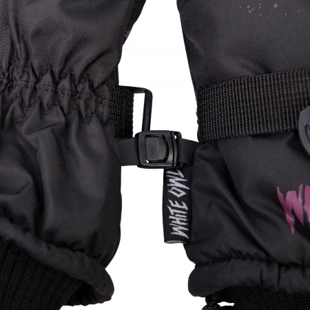 Варежки горнолыжные White Owl Pro Mitt Wmns, женские (Варежки зимние White Owl Pro mitt WMNS, размер S, черный c пурпурным)