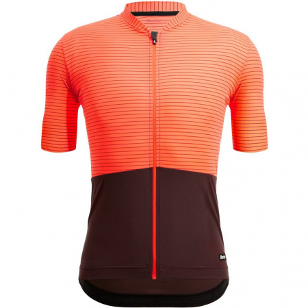 Веломайка Santini Colore Riga SS Cycling Jersey (Веломайка Santini Colore Riga SS Cycling Jersey / Оранжевый,3XL,3S94075RCOLORRIGA.AR.3XL)