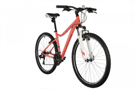 Велосипед STINGER LAGUNA STD 27.5" (2021) (Велосипед STINGER 27.5" LAGUNA STD розовый, алюминий, размер 17", MICROSHIFT)