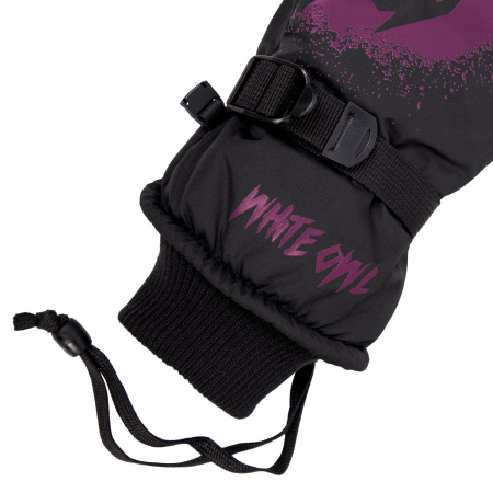 Варежки горнолыжные White Owl Pro Mitt Wmns, женские (Варежки зимние White Owl Pro mitt WMNS, размер S, черный c пурпурным)
