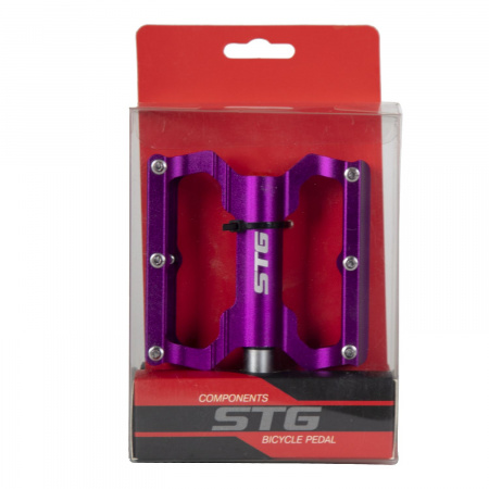 Педали STG BC-PD213 (Педали STG BC-PD213 алюм., комб. подшип., фиолетовый)