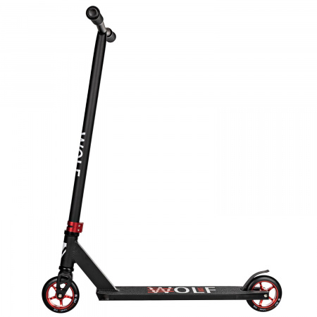 Самокат трюковый Novatrack Wolf 40 (2025) (Самокат Novatrack Wolf 40, 110 мм, черный с красным)