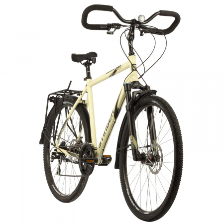 Велосипед Stinger Horizont Evo 28" (2021) (Велосипед STINGER 700C HORIZONT EVO бежевый, алюминий, размер 52)