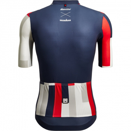 Веломайка Santini Aahonoui - Ironman SS Cycling Jersey (Веломайка Santini Aahonoui - Ironman SS Cycling Jersey / Синий-Красный,XXL,2I94075CESLKAAHO.RS.XXL)