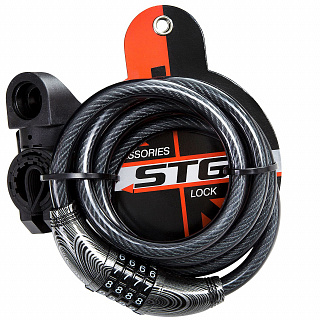 Велозамок STG CL-402 на коде 12 мм х 150 см. - фото