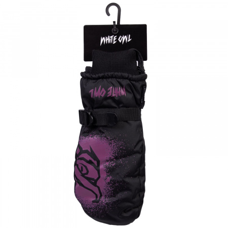 Варежки горнолыжные White Owl Pro Mitt Wmns, женские (Варежки зимние White Owl Pro mitt WMNS, размер S, черный c пурпурным)