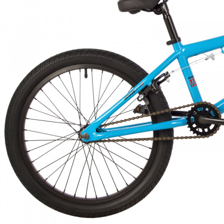 Велосипед NOVATRACK BMX WOLF 20" (2022) (Велосипед NOVATRACK 20" BMX WOLF синий, сталь , рама 21")