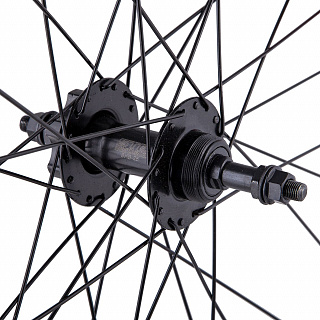 Колесо 28" заднее(без резины), двустенный алюм.обод 32 отв. - фото