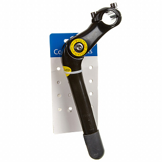 Вынос STG RA-038 80 мм, под руль 25.4 мм, черный, со штырем в компл регулир по высоте - фото