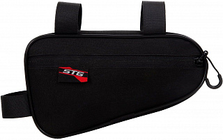Велосумка под раму STG, 23.5х12.5х5 см, 1.3 л, черный, модель 555-570 - фото