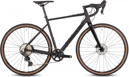 Велосипед Atom Tundra Evo (GRX 600) (2025) (В-д 25 ATOM Tundra EVO (GRX 600) Р:XXL(60cm) 700C матовый черный, 33425)